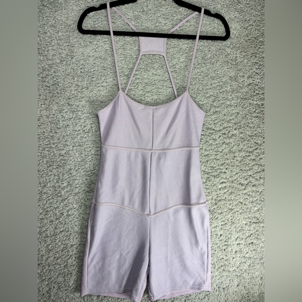 PRETTY LITTLE THING Romper Womens 10 Activewear Bodysuit Gym Scoop Neck Athletic